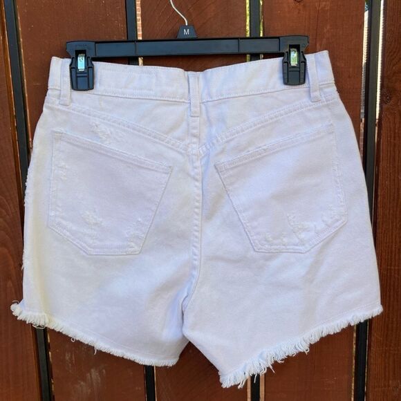 Pistola 5-Pocket Denim Off-White Distressed Shorts size 27 - Picture 3 of 3